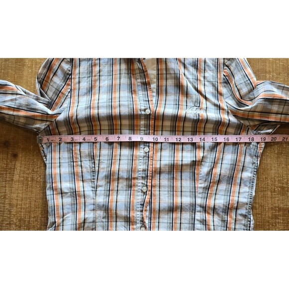 Ktm racing power wear long sleeve plaid button down shirt men's size large - Picture 7 of 7